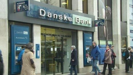 Danske Bank building in Belfast