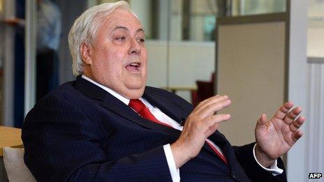 File photo: Clive Palmer