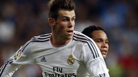 Gareth Bale of Real Madrid vs Sevilla