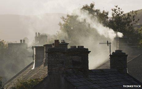 Smoking chimneys