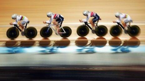 GB women's team pursuit at European Championships