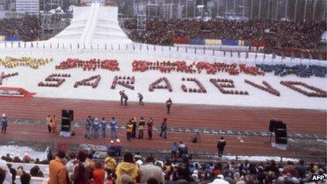 Sarajevo Olympics opening ceremony