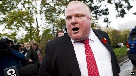 Toronto mayor Rob Ford tells media to leave his property