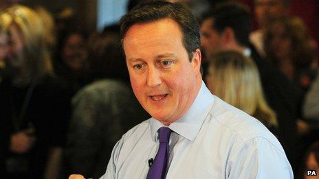 Prime Minister David Cameron