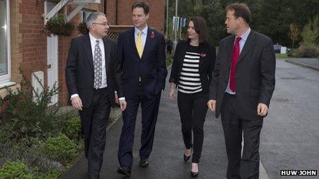 Nick Clegg and Kirsty Williams