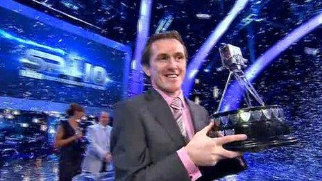 AP McCoy winning BBC Sports Personality of the Year 2010