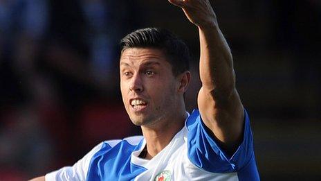 Jason Lowe scored his first goal for Blackburn in the win over Middlesbrough