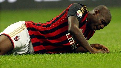 AC Milan's Mario Balotelli