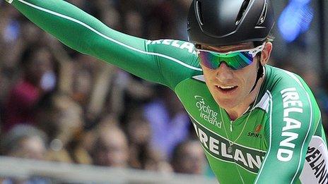 Irish cyclist Martyn Irvine