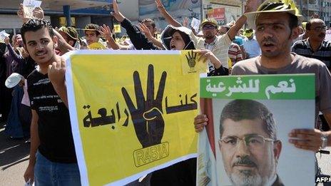 Protesters in Alexandria, 20 Sept