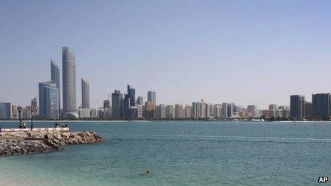 Abu Dhabi skyline