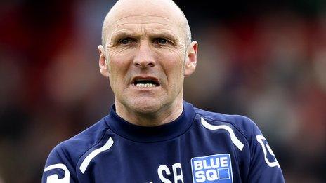 Kidderminster manager Steve Burr