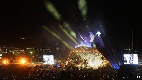 Glastonbury's Pyramid stage