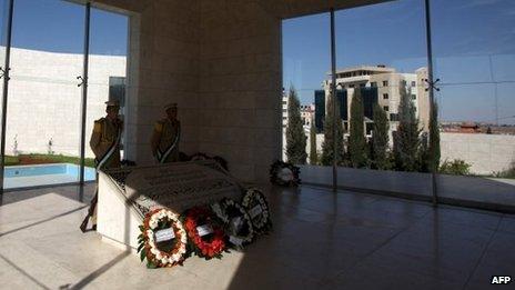 Arafat's tomb in Ramallah (file image)