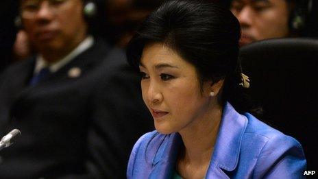 File photo: Thai Prime Minister Yingluck Shinawatra