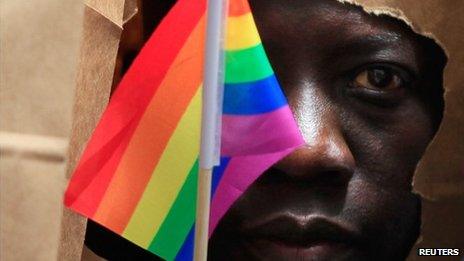 African gay rights campaigner in US, 8 Jun 13