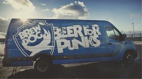 BrewDog van