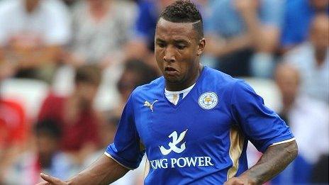 Liam Moore in action for Leicester