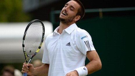 Viktor Troicki at Wimbledon