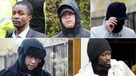 Five men from Rochdale who groomed a teenage girl