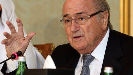 Fifa president Sepp Blatter