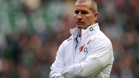 England rugby coach Stuart Lancaster