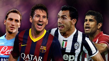 Higuain, Messi, Tevez, Costa