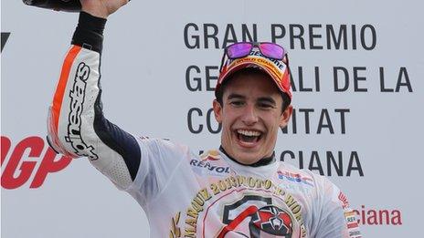 Marc Marquez becomes the youngest MotoGP champion