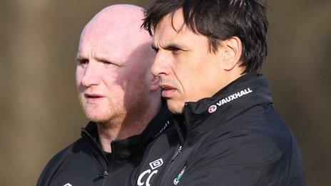John Hartson with Chris Coleman