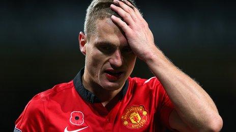 Manchester United captain Nemanja Vidic