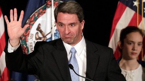 Virginia Attorney General Ken Cuccinelli concedes defeat in last week's Virginia gubernatorial election