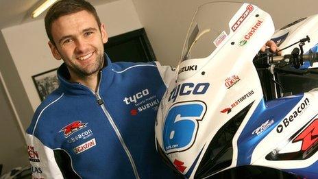 William Dunlop with his new Tyco machine