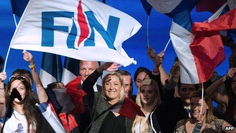 FN rally in France - file pic