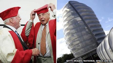 Lord Richard Attenborough and Sir David Attenborough, The National Space Centre