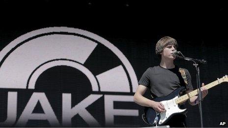 Jake Bugg on stage