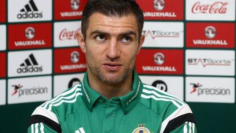 Aaron Hughes aims to reach the 100 cap milestone for Northern Ireland