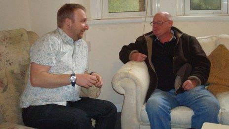 Clive Jones and Mark Canning at Glenlogie House