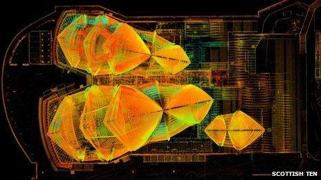 Scottish Ten 3D map of Sydney Opera House