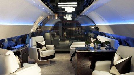 Inside the office of the Jet Business