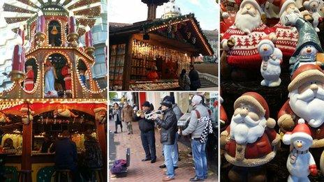 The Christmas market