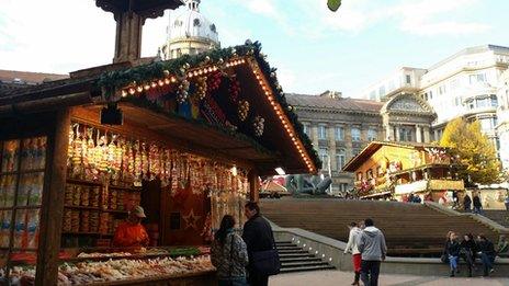 The Christmas market