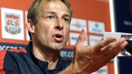 United States boss Jurgen Klinsmann