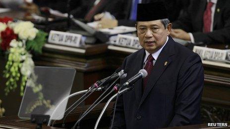 File photo: Indonesian President Susilo Bambang Yudhoyono