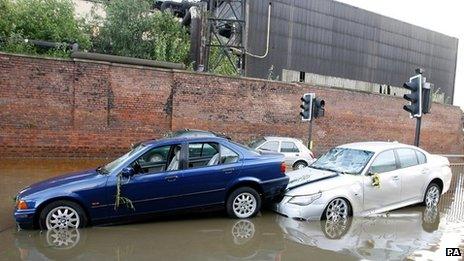 Sheffield floods in 2007