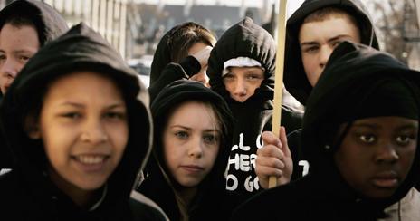 Children in hoodies, 2007