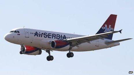 Air Serbia plane