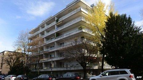 Apartment block in Munich where the art works were found, 15 November 2013