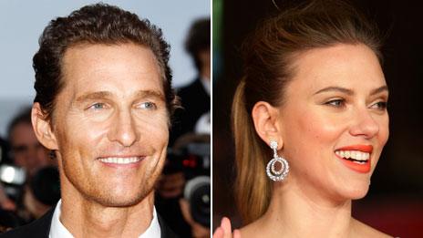 Matthew McConaughey and Scarlett Johansson