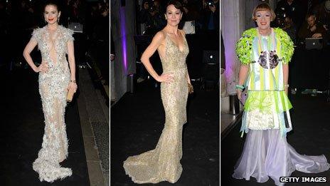 Hayley Atwell, Helen McCrory and Grayson Perry