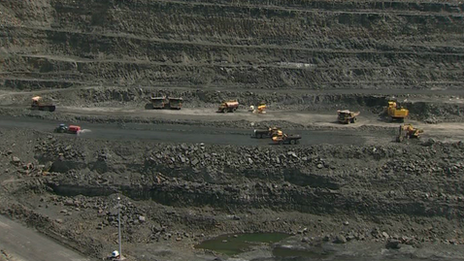 Opencast mine